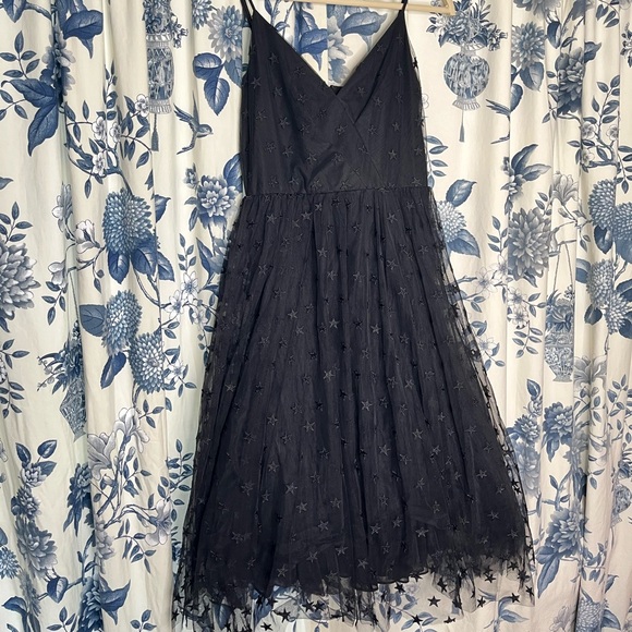 J. Crew star embroidered tulle midi dress - Picture 3 of 8